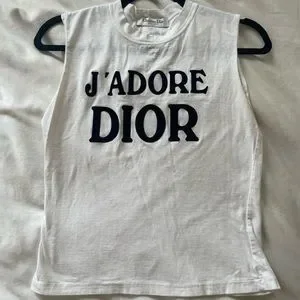 トップス Vintage Christian Dior tank Dior | Tops | Sold Christian Dior Vintage Iconic Jadore Dior